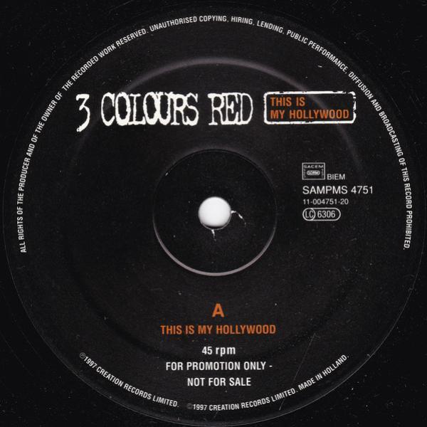 3 Colours Red - This Is My Hollywood
