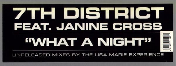 7th District Inc., Janine Cross - What A Night