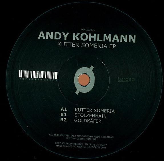Andy Kohlmann - Kutter Someria EP