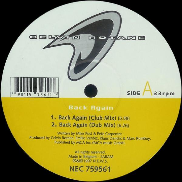 Celvin Rotane - Back Again / Theme From Magnum