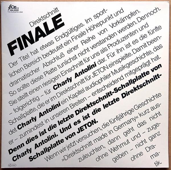 Charly Antolini - Finale