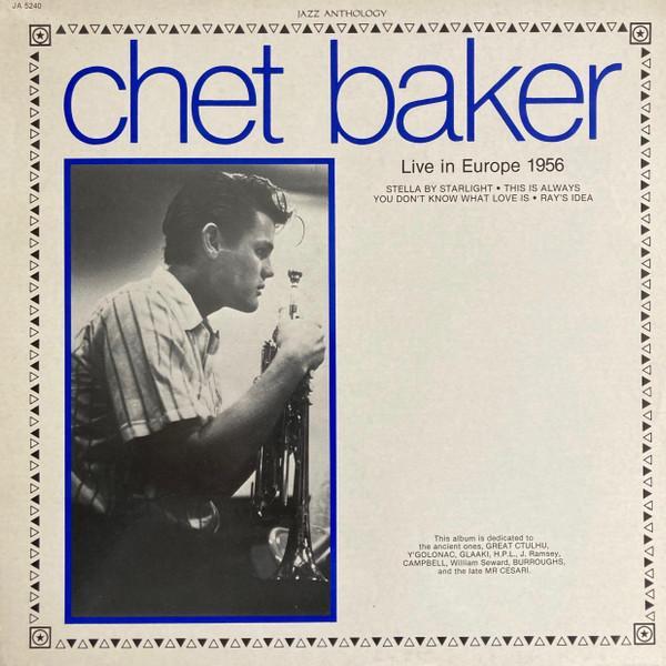 Chet Baker - Live In Europe 1956