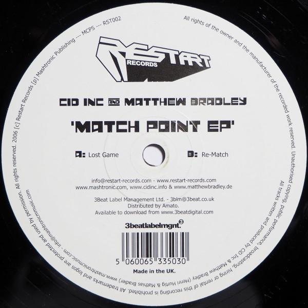 Cid Inc., Matthew Bradley - Match Point EP