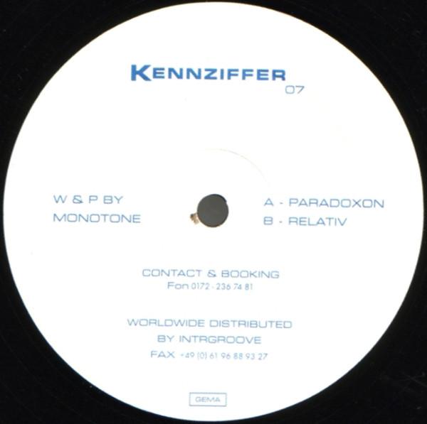 DJ Monotone - Paradoxon