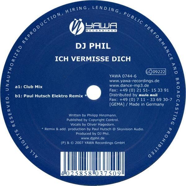 DJ Phil - Ich Vermisse Dich