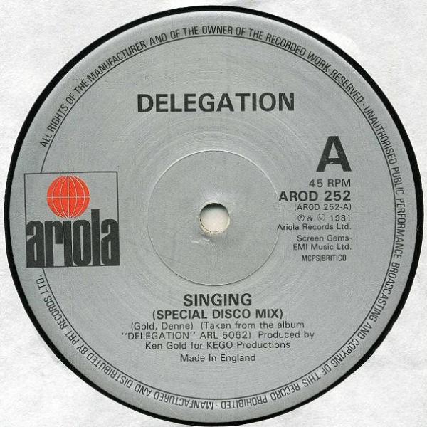 Delegation - Singing