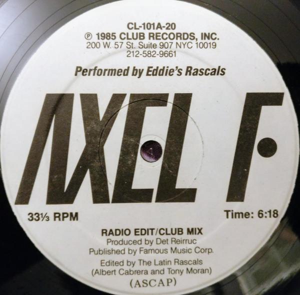Det Reirruc, Club's Rappers - Axel F / Like Eddie Did
