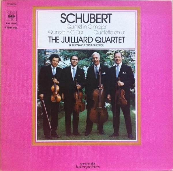 Franz Schubert, Juilliard String Quartet, Bernard Greenhouse - Quintet In C Major = Quintet In C-Dur = Quintette En Ut