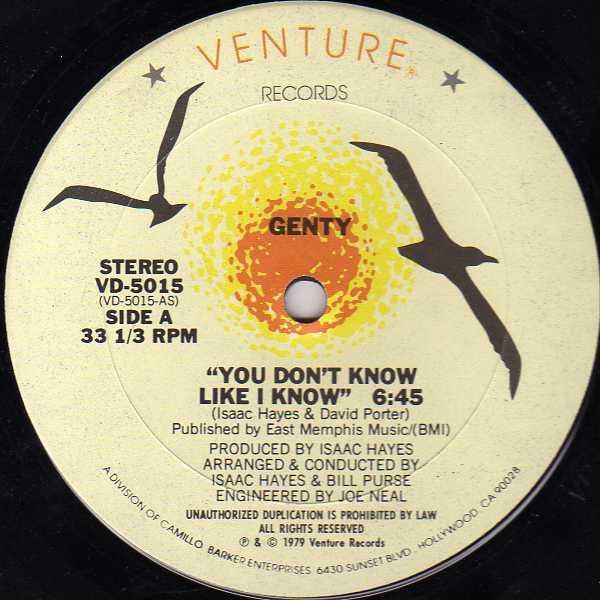 Genty - You Don't Know Like I Know / Baby Goodnight