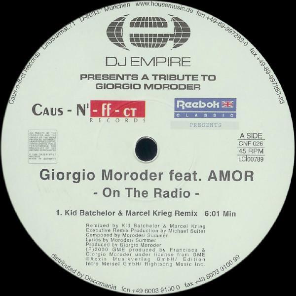 Giorgio Moroder, Amor - On The Radio