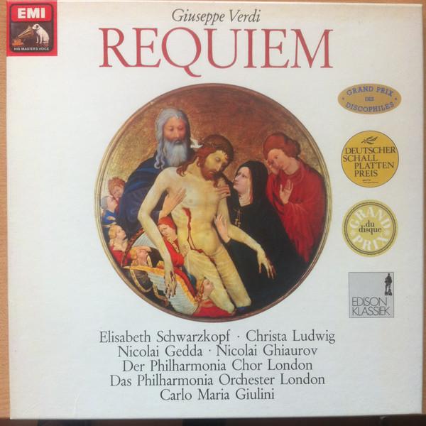 Giuseppe Verdi, Elisabeth Schwarzkopf, Christa Ludwig, Nicolai Gedda, Nicolai Ghiaurov, Philharmonia Orchestra, Philharmonia Chorus, Carlo Maria Giulini - Requiem