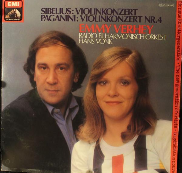 Jean Sibelius, Niccolò Paganini, Emmy Verhey, Radio Filharmonisch Orkest, Hans Vonk - Sibelius: Violinkonzert / Paganini: Violinkonzert Nr. 4