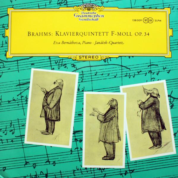 Johannes Brahms, Eva Bernáthová, Janáček Quartet - Klavierquintett F-moll Op. 34