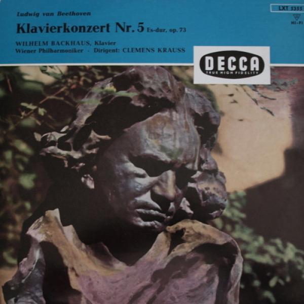 Ludwig van Beethoven, Wilhelm Backhaus, Wiener Philharmoniker, Clemens Krauss - Klavierkonzert Nr. 5 Es-dur, Op. 73