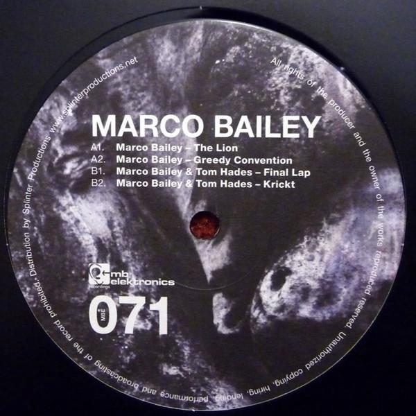 Marco Bailey - The Lion EP