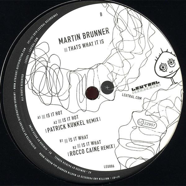 Martin Brunner  - Thats What It Is