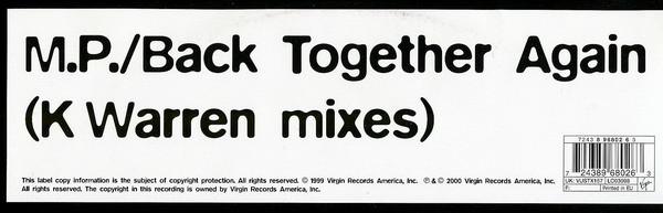 Maxi Priest - Back Together Again (K Warren Remixes)