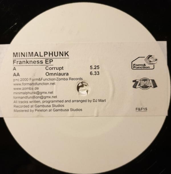 Minimalphunk - Frankness EP