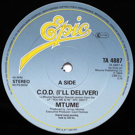Mtume - C.O.D. (I'll Deliver)