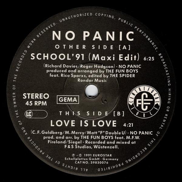 No Panic - School'91