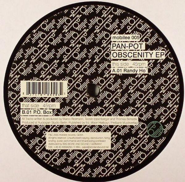 Pan-Pot - Obscenity EP