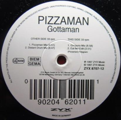 Pizzaman - Gottaman
