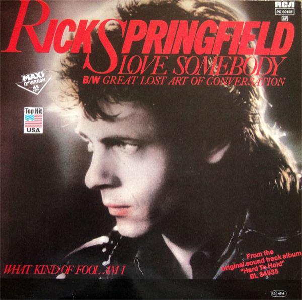 Rick Springfield - Love Somebody