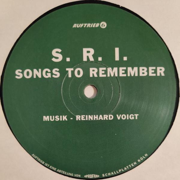 S.R.I. - Songs To Remember