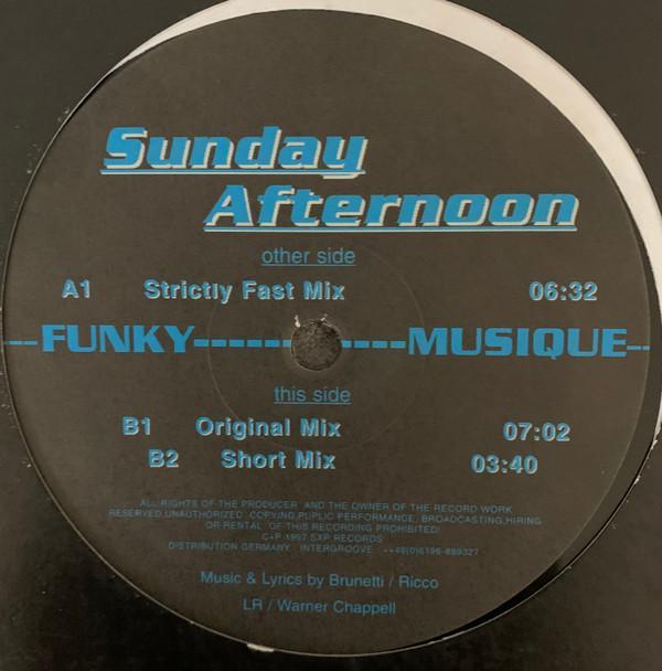 Sunday Afternoon - Funky Musique