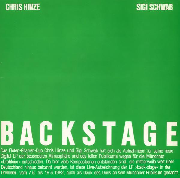 The Chris Hinze And Sigi Schwab Duo - Backstage