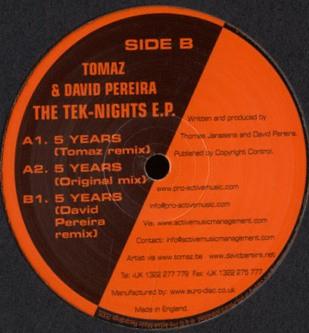 Tomaz, David Pereira - The Tek-Nights E.P.